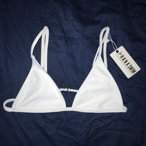 LAHANA SWIM- Piper Triangle Bikini Top Size M